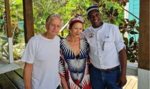 Michael Douglas y Catherine Zeta-Jones visitan Honduras