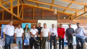 INFOP entrega equipo completo de Buceo Seguro