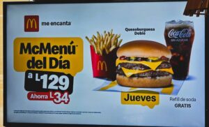 McDonald's Honduras revoluciona con nuevo McMenú del día