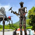 San Nicolás brilla con arte y cultura en los Guancascos Escultóricos