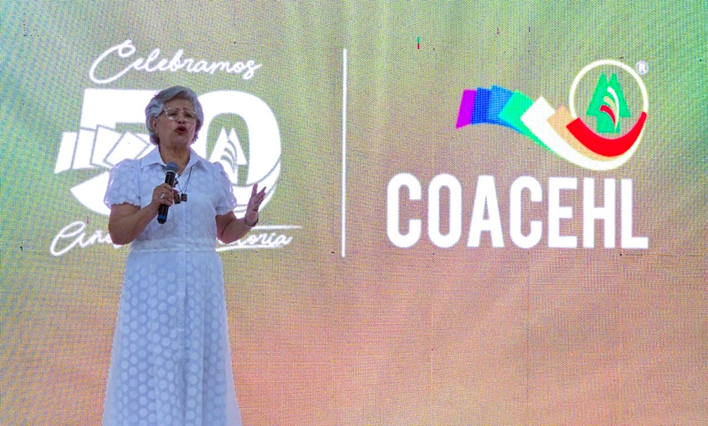 Presidenta de la Junta Directiva, la profesora Gloria Mercedes Soriano Garache