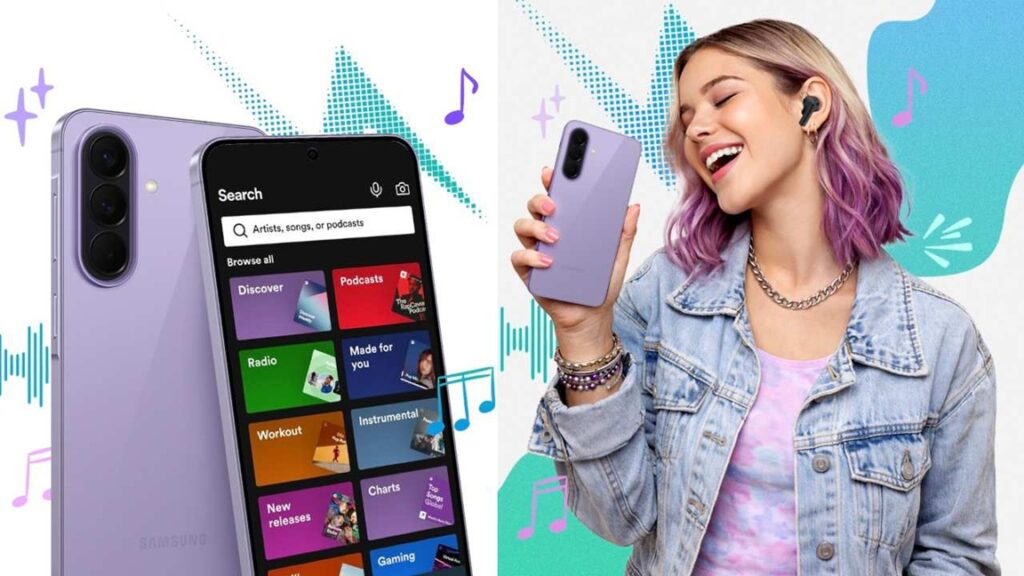 Samsung estrena alianza con Spotify para reforzar Galaxy A