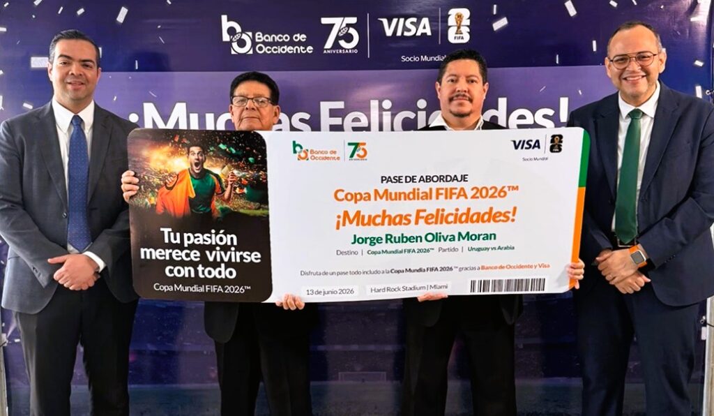 Banco de Occidente junto a VISA elevan la emoción del FIFA 26