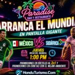 Paradise vive la pasión del Mundial en pantalla gigante