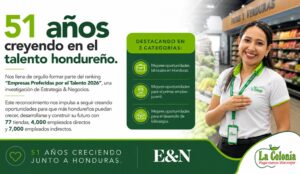 Supermercados La Colonia transforma 51 años de historia en oportunidades para Honduras